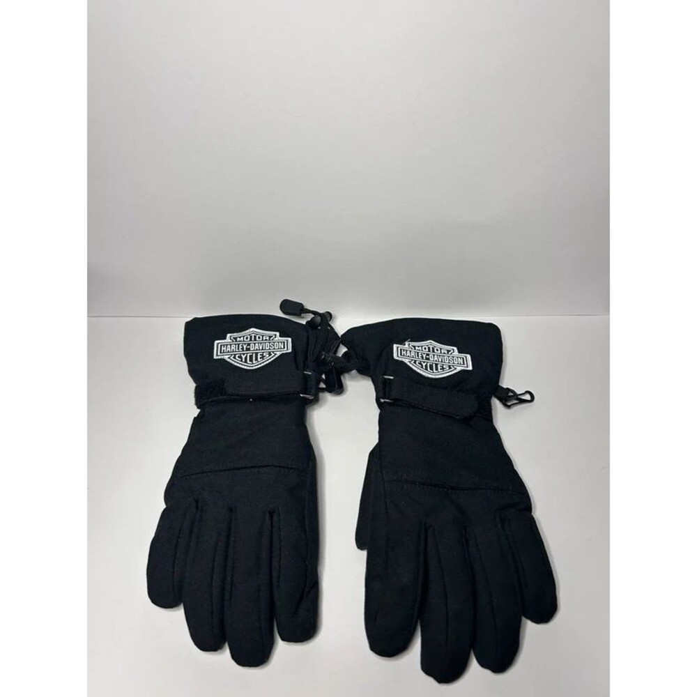 Harley Davidson Motorcycle Women’s Adjustable Canvas Gloves - size-x small New